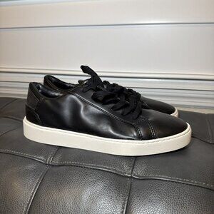 Thousand Fell Men’s 11.5 Low Top Lace Up Sneakers Black/White